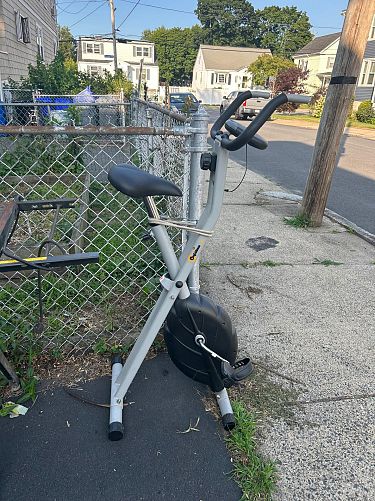 Exercise bike photo